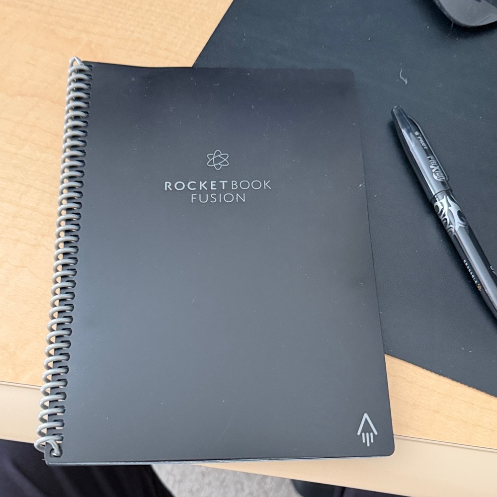 Fusion Smart Reusable Notebook - Black